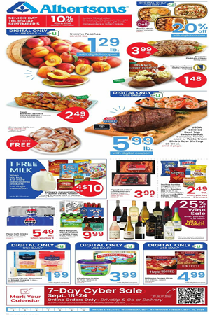 Albertsons Weekly Ad Preview September 4