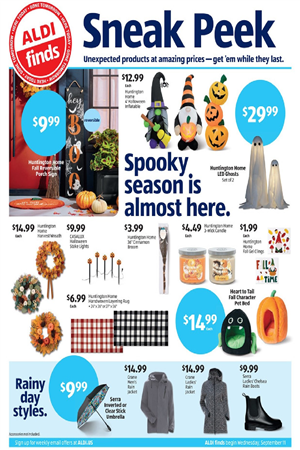 Aldi Weekly Ad Preview September 11