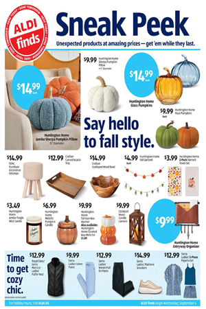 Aldi Weekly Ad Preview September 4