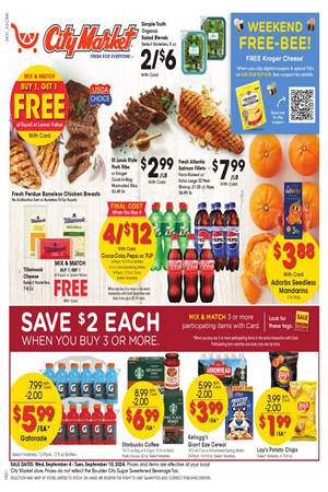 City Market Weekly Ad Preview September 4