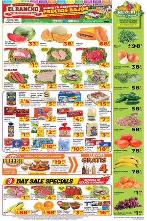 El Rancho Weekly Ad Preview September 4