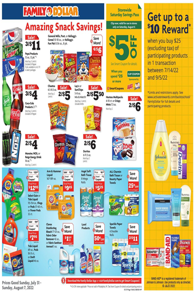 Family Dollar Weekly Ad Preview: (August 6 - August 12 2023)