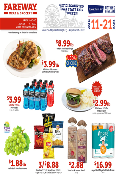 Fareway Weekly Ad Preview: (August 7 - August 12 2023)