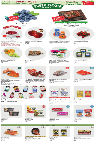 Fresh Thyme Weekly Ad Preview: (May 15 - May 21 2024)