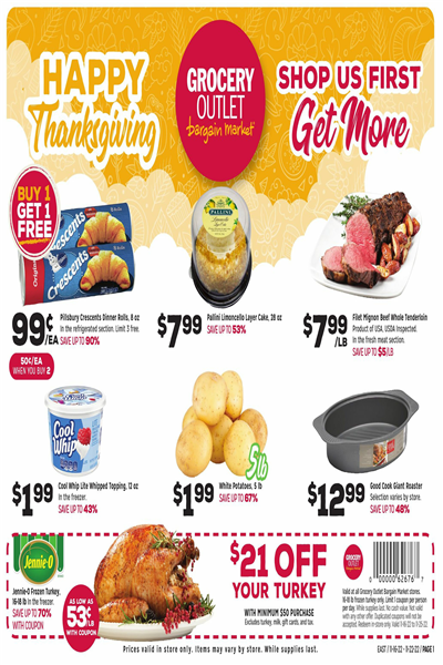 Grocery Outlet Weekly Ad Preview: (November 16 - November 22 2022)