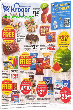 Kroger Weekly Ad Preview September 11