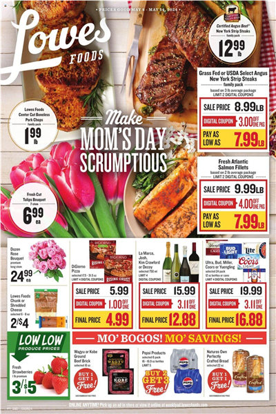 Lowes Foods Weekly Ad Preview: (May 8 - May 14 2024)
