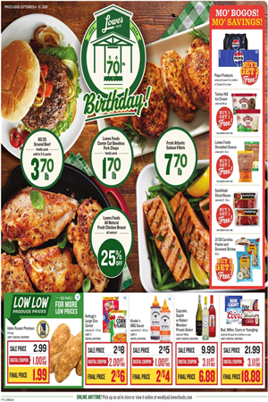 Lowes Foods Weekly Ad Preview September 4