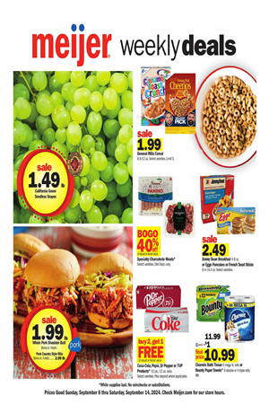 Meijer Weekly Ad Preview September 8