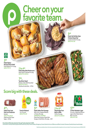 Publix Weekly Ad Preview September 4