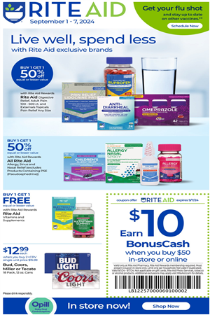 Rite Aid Weekly Ad Preview September 8