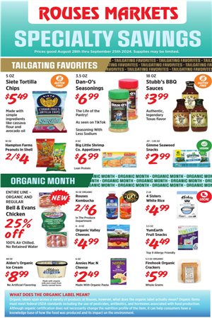 Rouses Weekly Ad Preview August 28