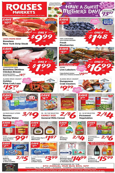 Rouses Weekly Ad Preview: (May 8 - May 14 2024)