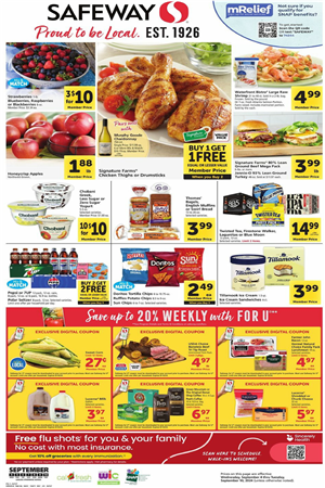 Safeway Weekly Ad Preview September 4