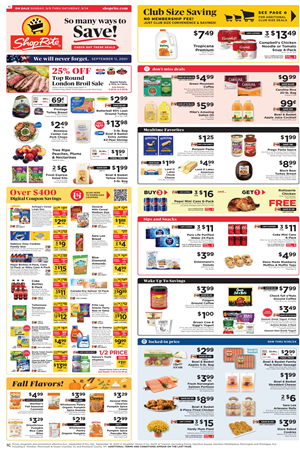 Shoprite Weekly Ad Preview September 8