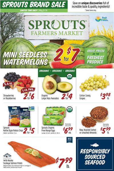 Sprouts Weekly Ad Preview: (May 8 - May 14 2024)