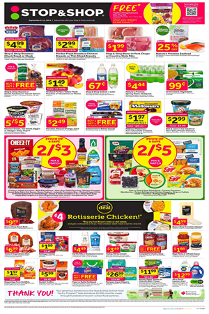 Stop and Shop Weekly Ad Preview September 6