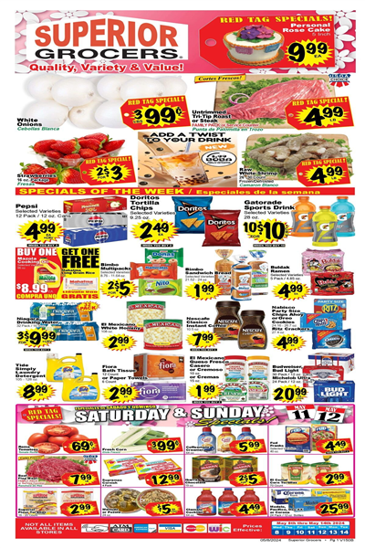 Superior Grocers Weekly Ad Preview: (May 8 - May 14 2024)