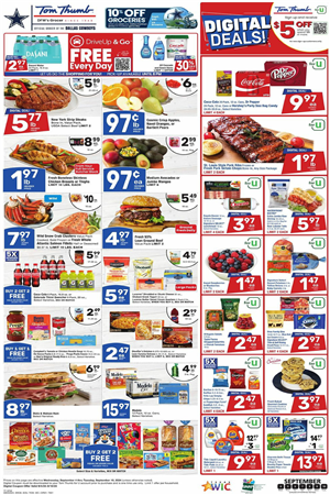 Tom Thumb Weekly Ad Preview September 4