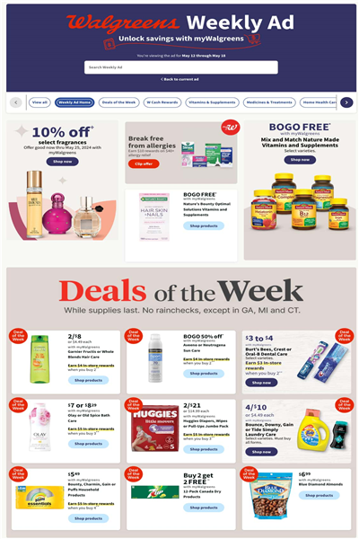 Walgreens Weekly Ad Preview: (May 12 - May 18 2024)