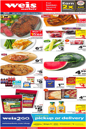 Weis Weekly Ad Preview September 5