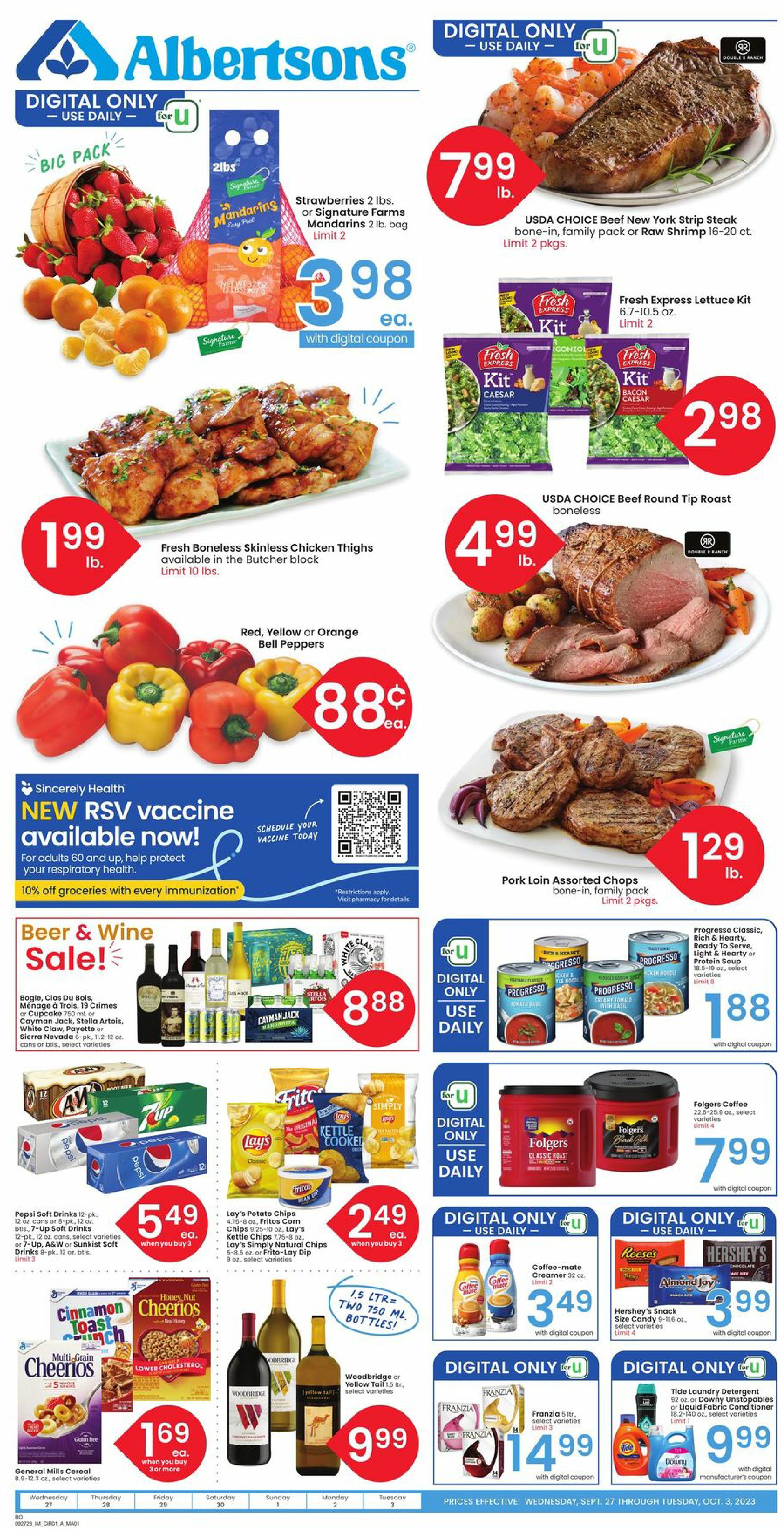 Albertsons Weekly Ad Preview: (October 4 - October 10 2023)