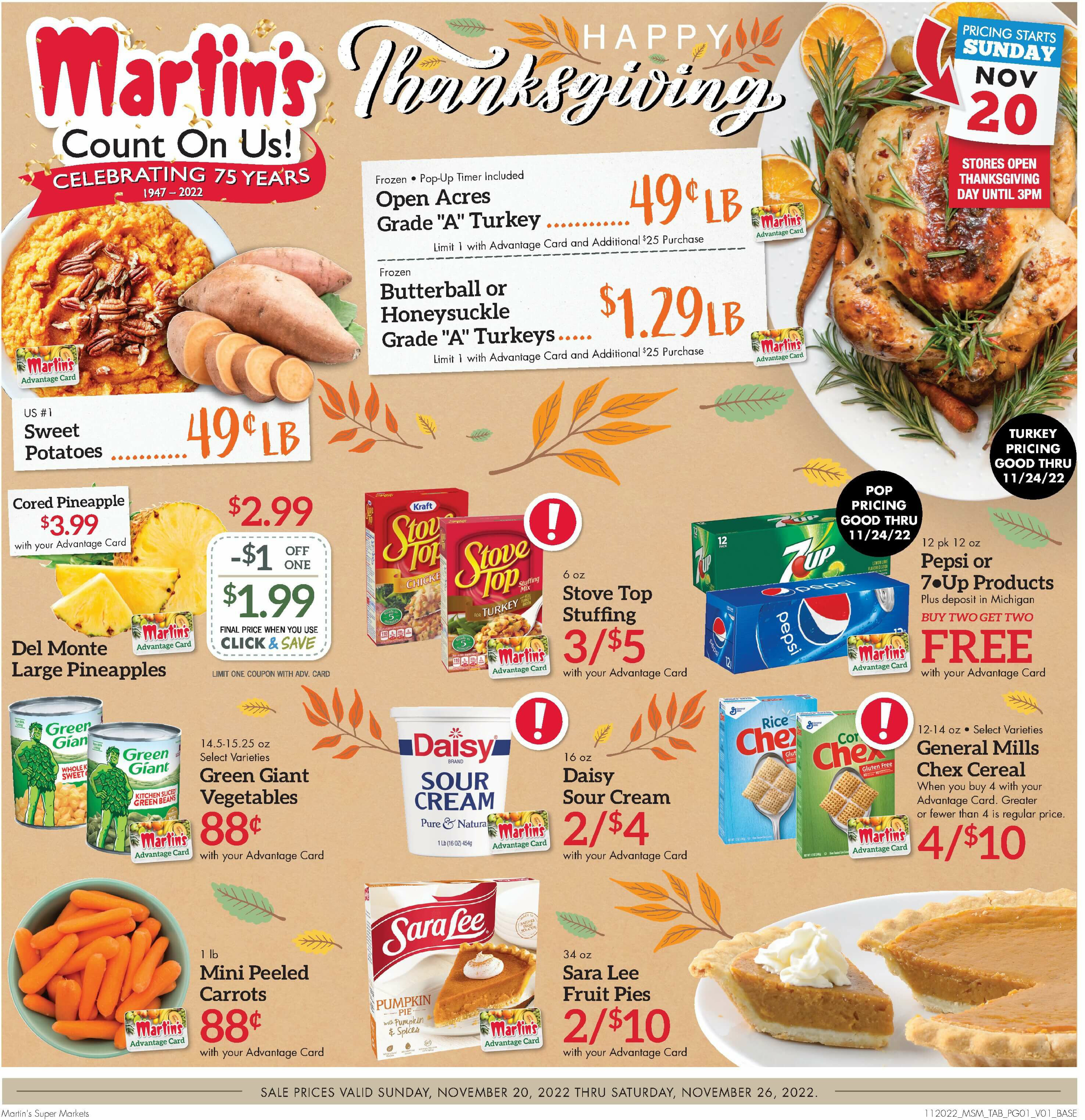 Martins Weekly Ad Preview: (November 20- November 26 2022)