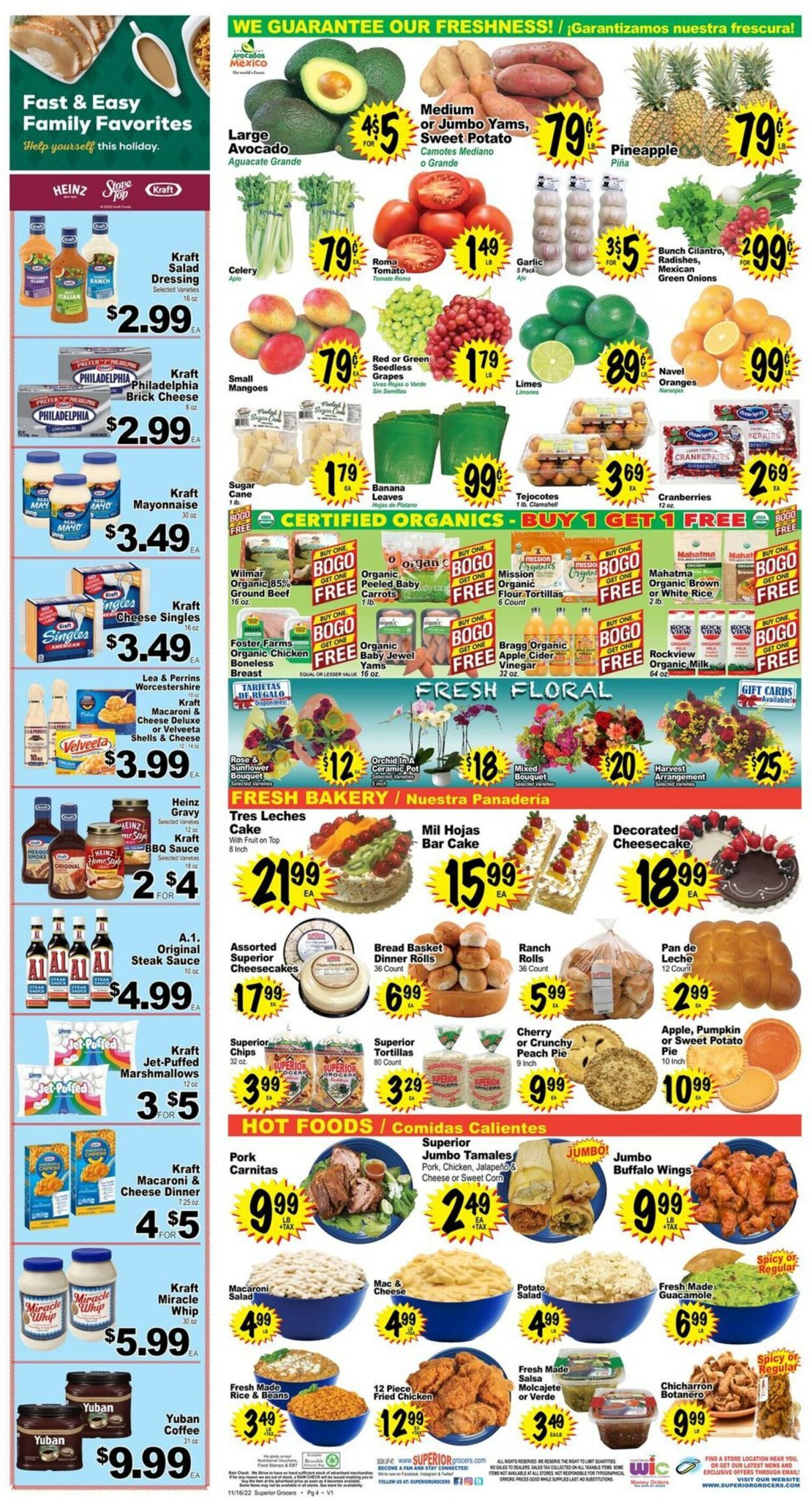 Superior Grocers Weekly Ad Preview: (November 16 - November 22 2022)