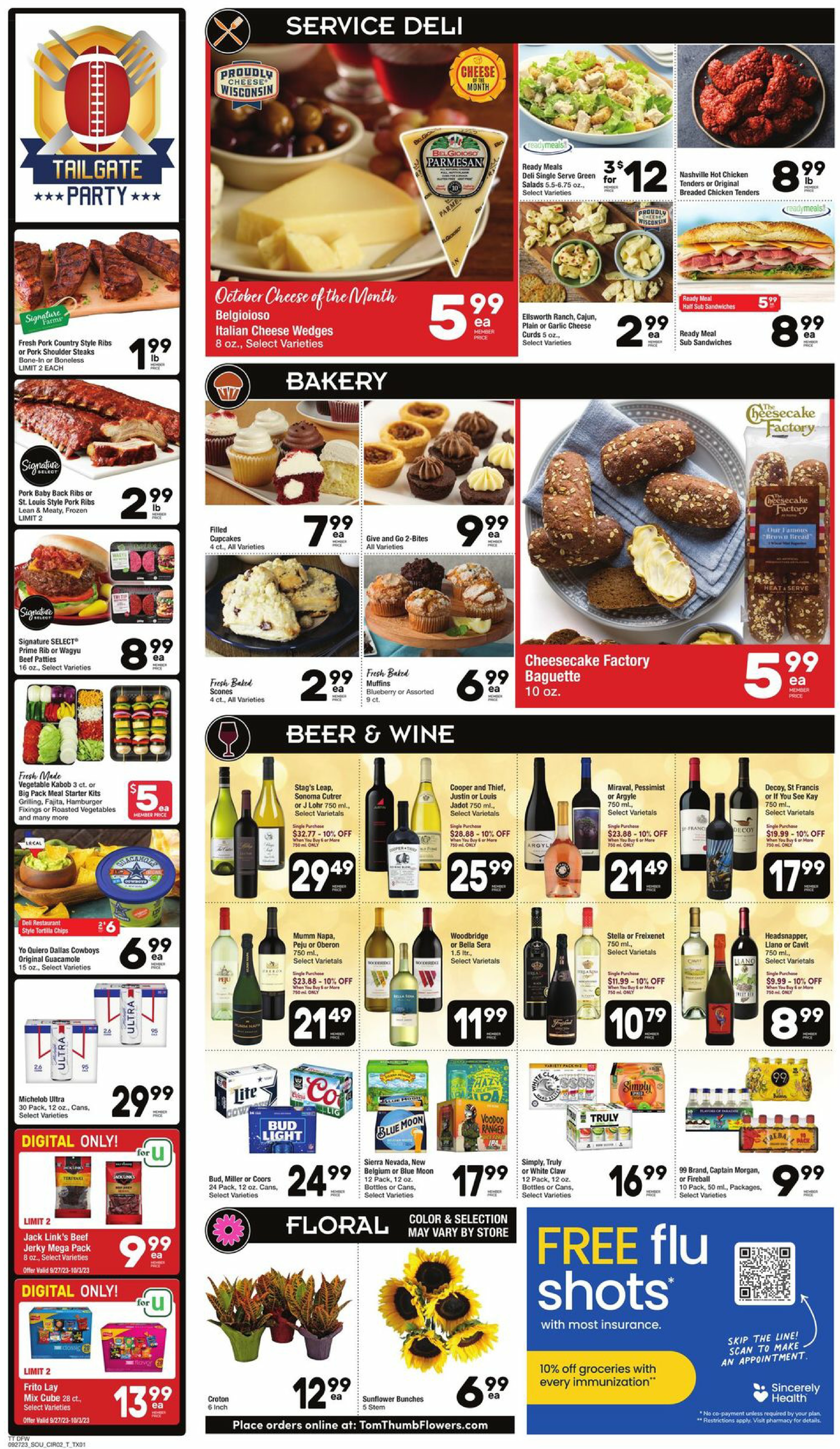 Tom Thumb Weekly Ad Preview: (October 4 - October 10 2023)