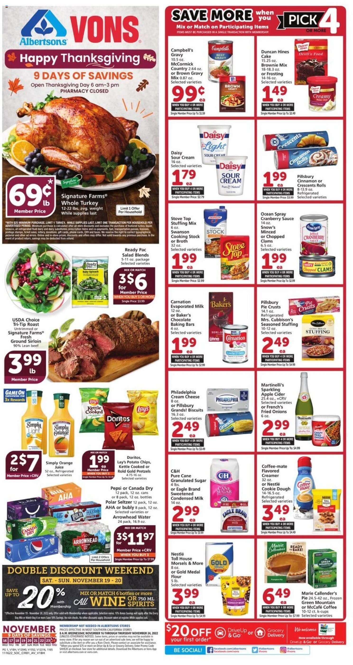 Vons Weekly Ad Preview: (September 20 - September 26 2023)